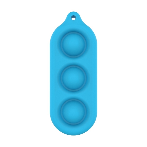 

3 PCS Decompression Toy Vent Keychain, Colour: Traffic Light Blue