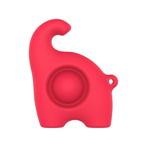 

3 PCS Decompression Toy Vent Keychain, Colour: Elephant Red