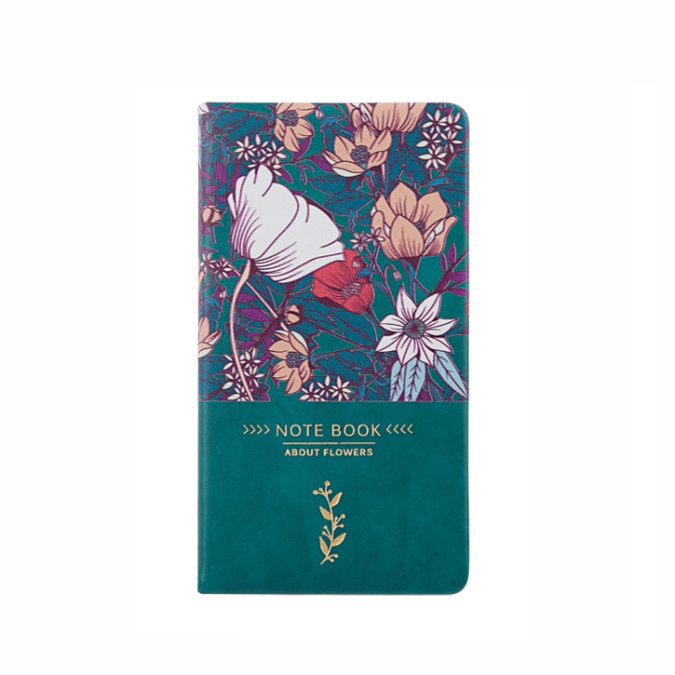 

Portable PU Leather Notepad Notebook Hand Ledger(A6 Dark Green)