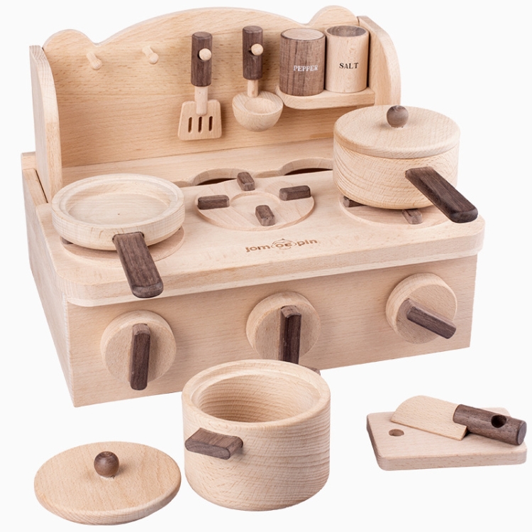 

Children Holiday Gifts Wooden Simulation Kitchen Set Play House Toys
