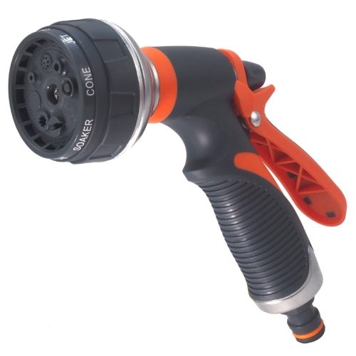 

Metal Multifunctional Garden Household Car Watering Sprinkler High Pressure Nozzle(Orange Red)