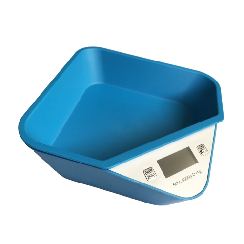 

5kg/1g Kitchen Electronic Scale Coffee Scales Baking Food Scale Pallet Scale Pet Scale(Blue)