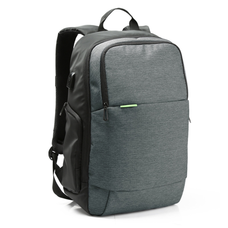 

KINGSONS KS3143 Leisure Computer Bag USB Anti-Splashing Laptop Shoulder Anti-Theft Backpack(Gray)