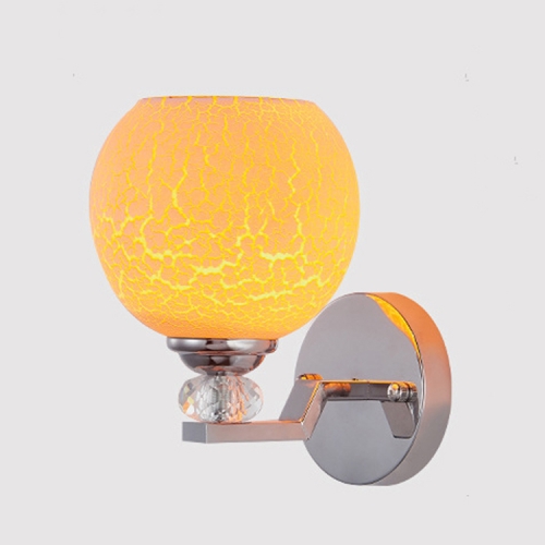 

2031 Modern Bedside Wall Light LED Bedroom Personality Simple Wall Light Living Room Hallway Staircase, Power source: Without Light Bulb( Orange)