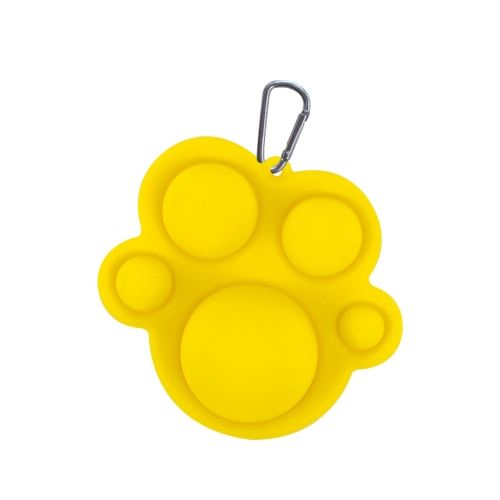 

2 PCS Finger Pressing Board Silicone Educational Toys For Children(Yellow)