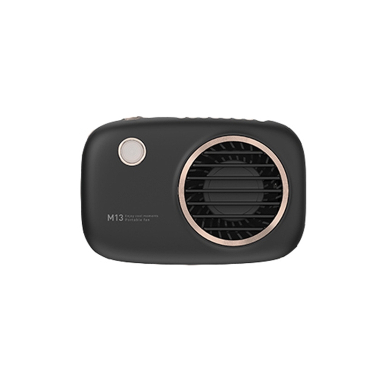 

YJ191042 Lazy Hanging Neck Fan Portable Outdoor Handheld Mini Fan(Black)