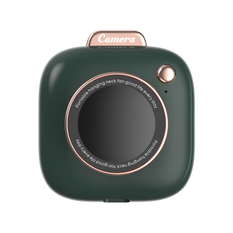 

Camera Hanging Neck Fan Lazy Outdoor Portable Handheld Fan(Green)