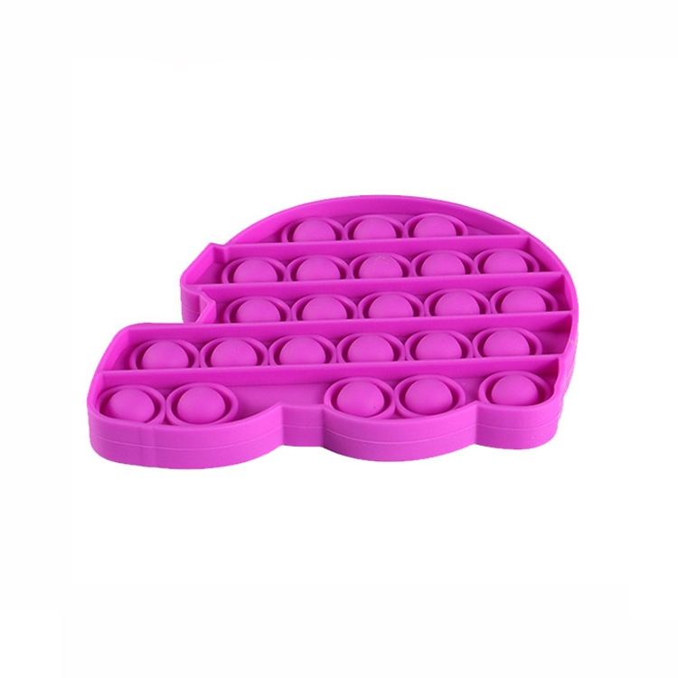 

3 PCS Children Desk Puzzle Toy Silicone Thinking Chess Unzip Interactive Games(Purple Helmet)