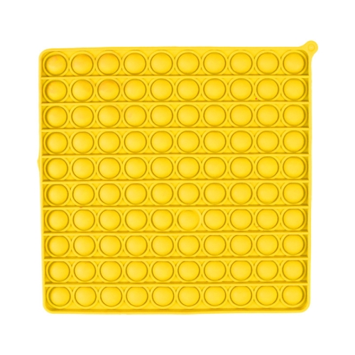 

2 PCS Large Size Child Mental Arithmetic Desktop Educational Toys Silicone Pressing Board Game, Style: Square (Yellow)