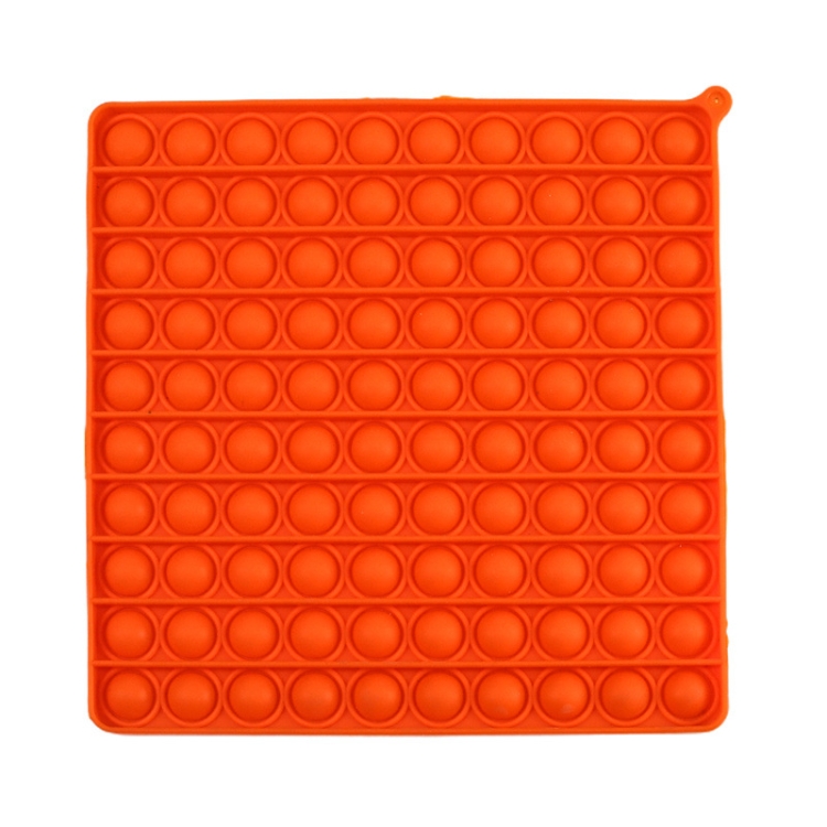 

2 PCS Large Size Child Mental Arithmetic Desktop Educational Toys Silicone Pressing Board Game, Style: Square (Orange)