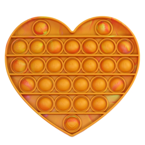 

3 PCS Child Mental Arithmetic Desktop Educational Toys Silicone Pressing Board Game, Style: Heart Shaped 4