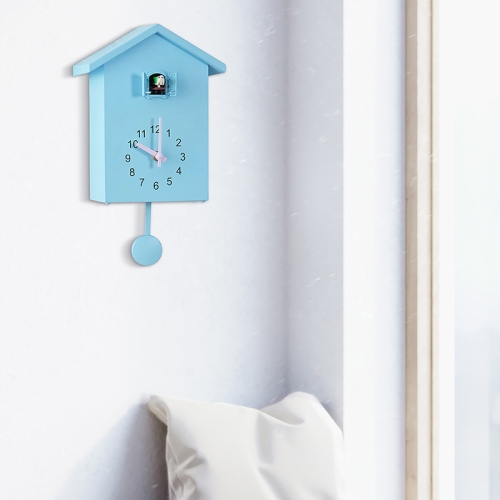 

T60 Cuckoo Clock The Bird Reports On The Hour Clock, Colour: Blue