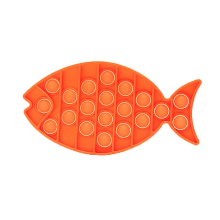 

3 PCS Children Desktop Educational Decompression Toy(Orange Fish)