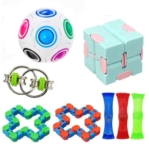 

Venting Reduced Pressure Toy Combination Pressing Plate Net Tube Toys Set, Colour: 8-piece Set