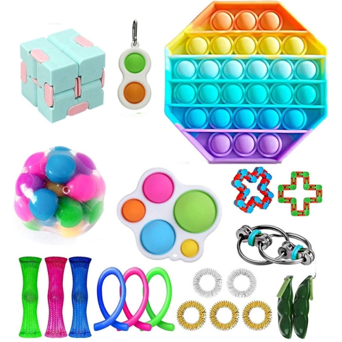 

Venting Reduced Pressure Toy Combination Pressing Plate Net Tube Toys Set, Colour: 21-piece Set Octagonal