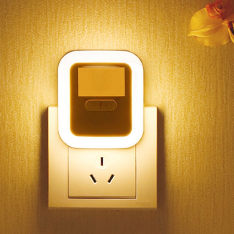 

GD-8605 Human Body Induction Sound And Light Dimming Brightness Night Light EU/US Plug, Light color: Square 1.2W