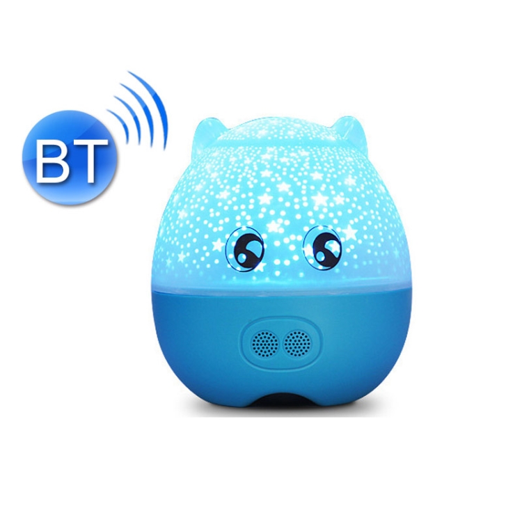 

WE2121 Music Starry Pig Projection Night Light With Sleeping Light, Light color: Bluetooth Blue