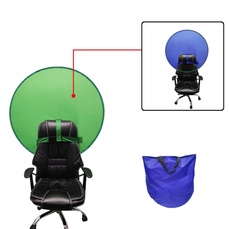 

Live E-Sports Background Cloth Folding Background Board, Size: Double Layer M Blue Green 110cm