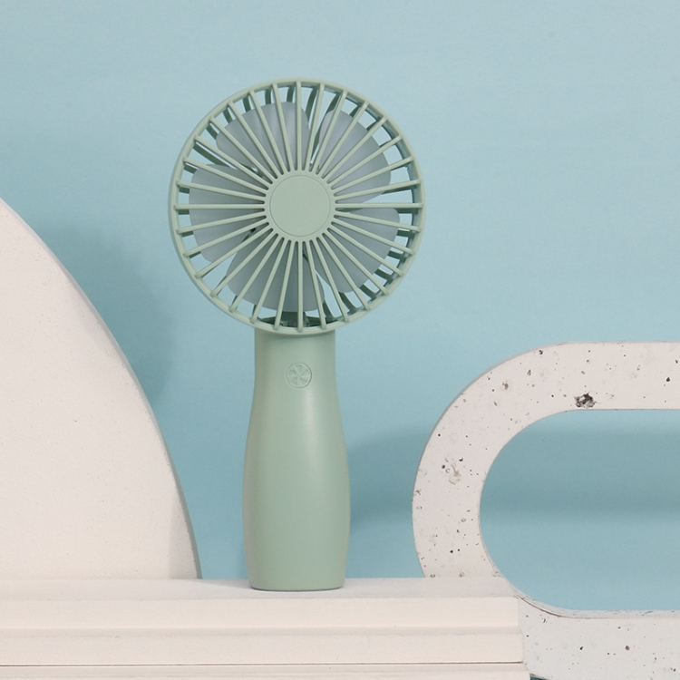

2 PCS DainDi USB Charging Handheld Mini Fan Portable Lantern Fan(Green)