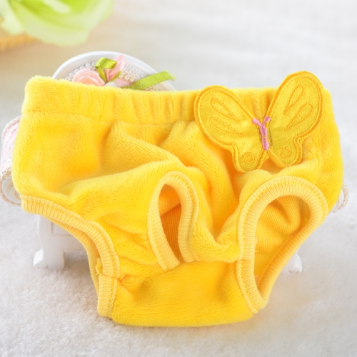 

2 PCS Pet Physiological Pants Dog Estrus Bowknot Sanitary Pants, Size: S(Yellow)