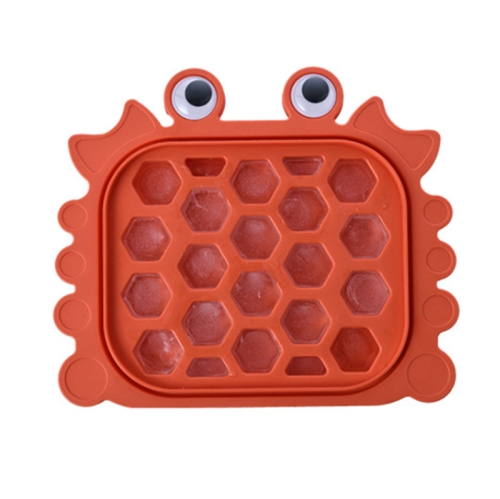 

2 PCS Children Cartoon Silicone Ice Tray Homemade Ice Cream Mold, Specification: Crab