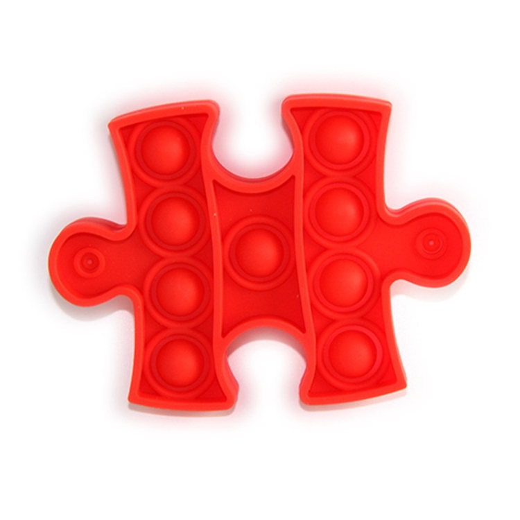 

4 PCS Desktop Educational Toys Children Puzzle Mathematics Heart Calculated Unzip Toys(Red)