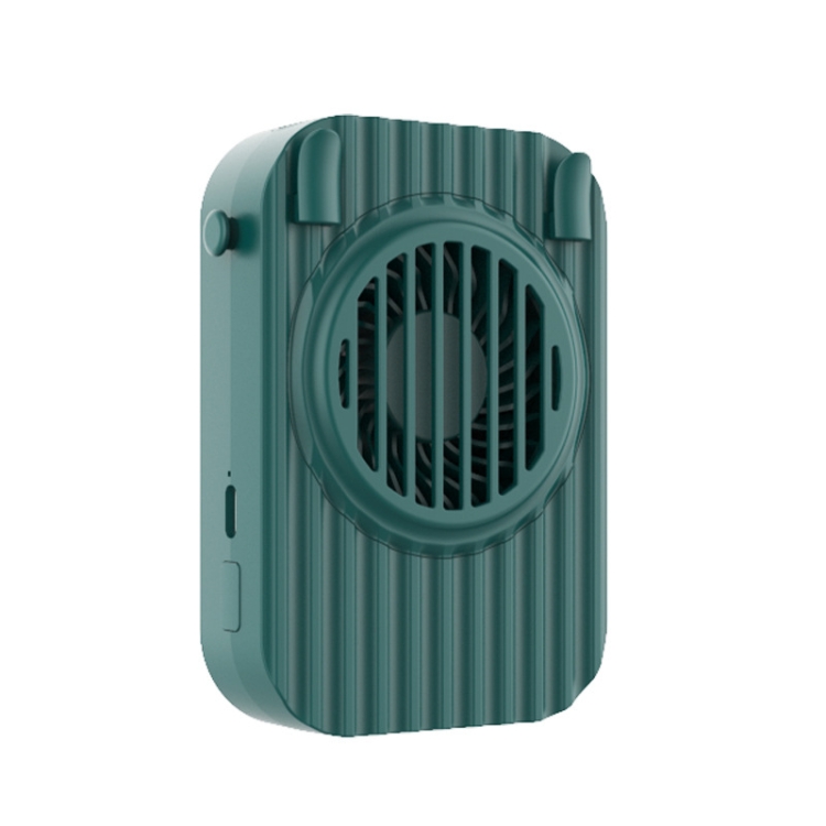 

Y-2 Hanging Neck Fan Desktop USB Sports Outdoor Portable Fan(Green)
