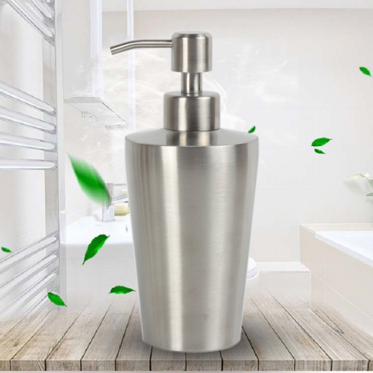 

SH105 304 Stainless Steel Dish Washing Liquid Bottle Hand Sanitizer Bottle Manual Soap Dispenser