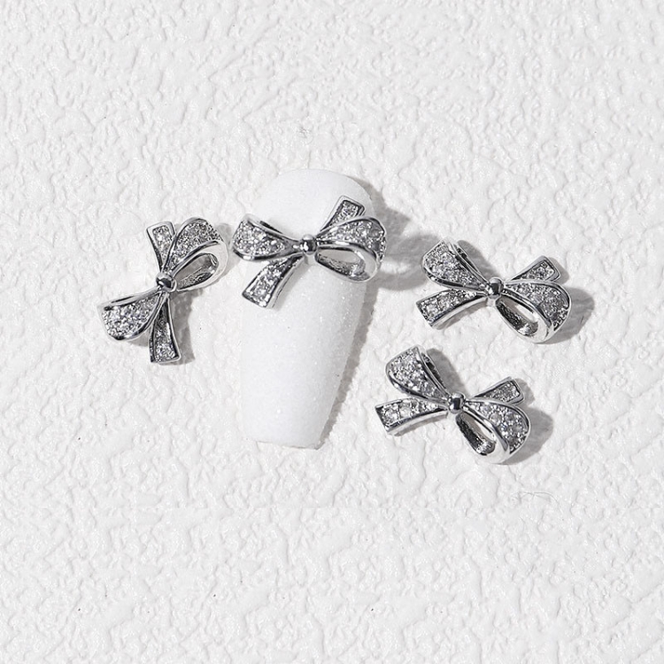 

8 PCS Three-Dimensional Metal Nail Art Bow Nail Jewelry 1855