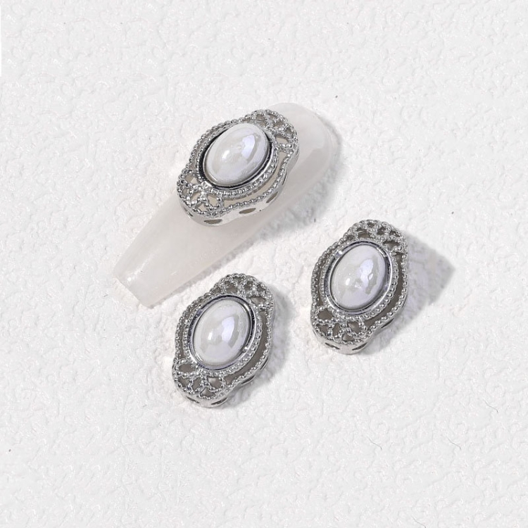

10 PCS Zircon Retro Three-Dimensional Nail Art Diamond Nail Jewelry 1872