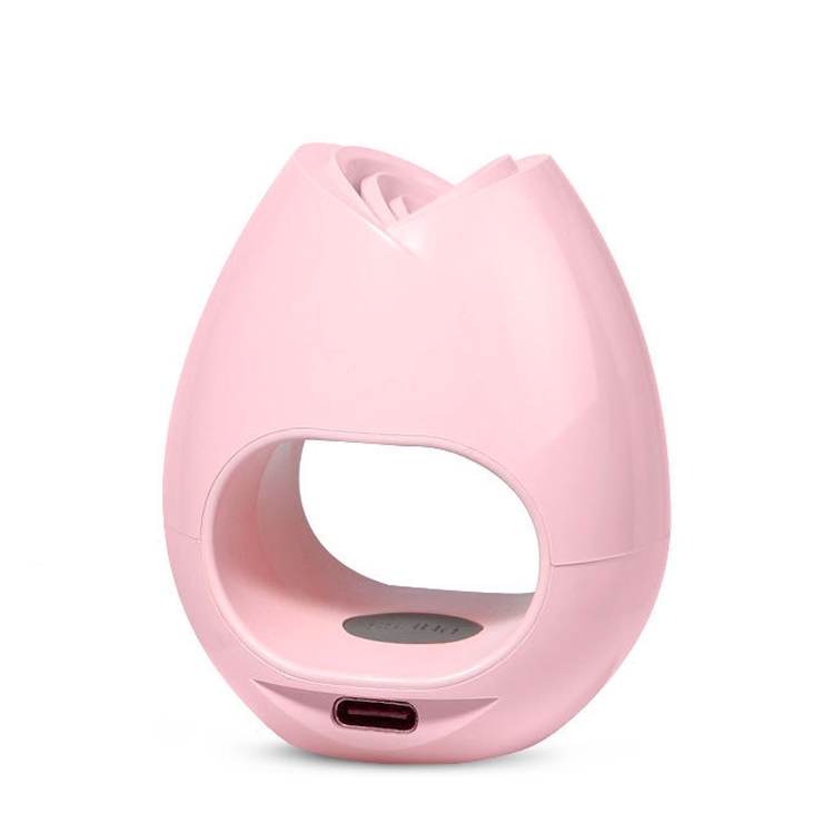 

16W Rose Nail Art Phototherapy Lamp USB Sun Lamp LED Quick-Drying Nail Polish Baking Lamp, Specification: Button Model (Pink)