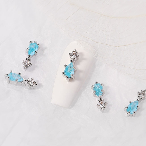 

8 PCS Nail Art Zircon Three-Dimensional Nail Diamond Diy Crystal Flat Bottom Diamond Finished Decoration, Specification: 1882