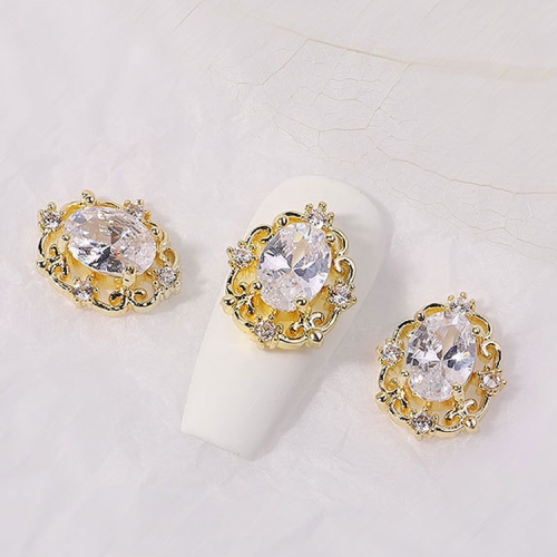 

8 PCS Nail Art Zircon Three-Dimensional Nail Diamond Diy Crystal Flat Bottom Diamond Finished Decoration, Specification: 1899