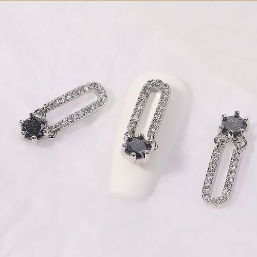 

8 PCS Nail Art Zircon Three-Dimensional Nail Diamond Diy Crystal Flat Bottom Diamond Finished Decoration, Specification: 1900