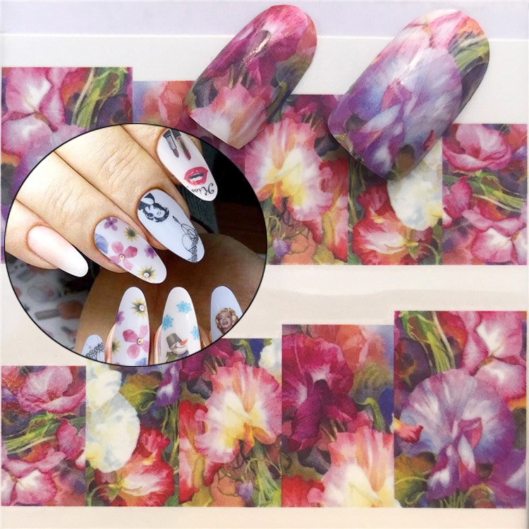 

3 PCS Nail Sticker Set Decal Water Transfer Slider Nails Art Decoration, Color:YZW1402