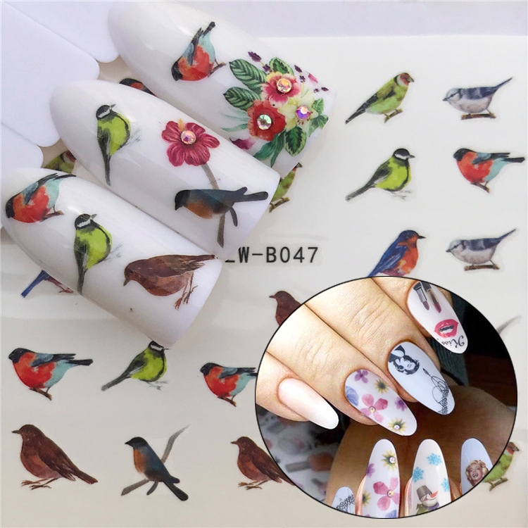 

3 PCS Nail Sticker Set Decal Water Transfer Slider Nails Art Decoration, Color:YZWB046