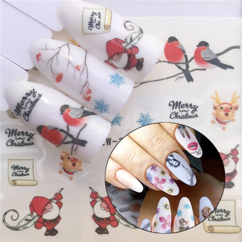 

3 PCS Nail Sticker Set Decal Water Transfer Slider Nails Art Decoration, Color:YZW2157