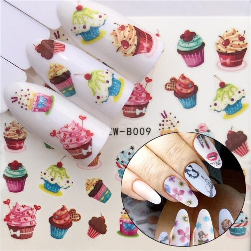 

3 PCS Nail Sticker Set Decal Water Transfer Slider Nails Art Decoration