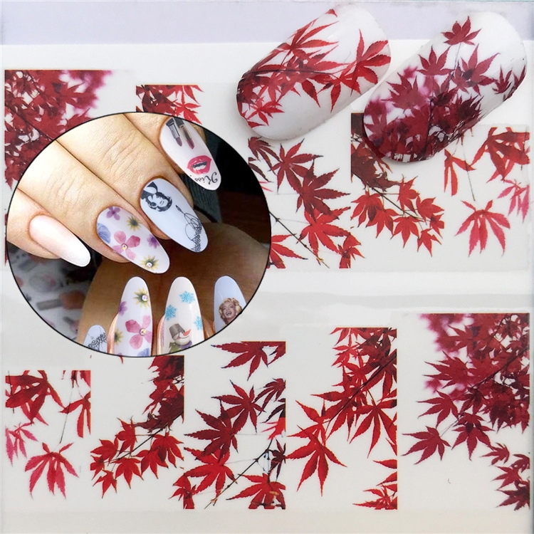 

3 PCS Nail Sticker Set Decal Water Transfer Slider Nails Art Decoration, Color:YZWB018