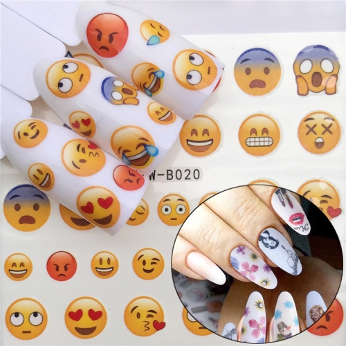 

3 PCS Nail Sticker Set Decal Water Transfer Slider Nails Art Decoration, Color:YZWB020