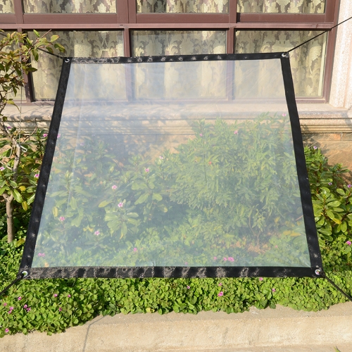 

Balcony Windows Transparent Rainproof Cloth Plants Insulation Anti-Bird Thick Windshield, Specification: 2x2m Film Shed