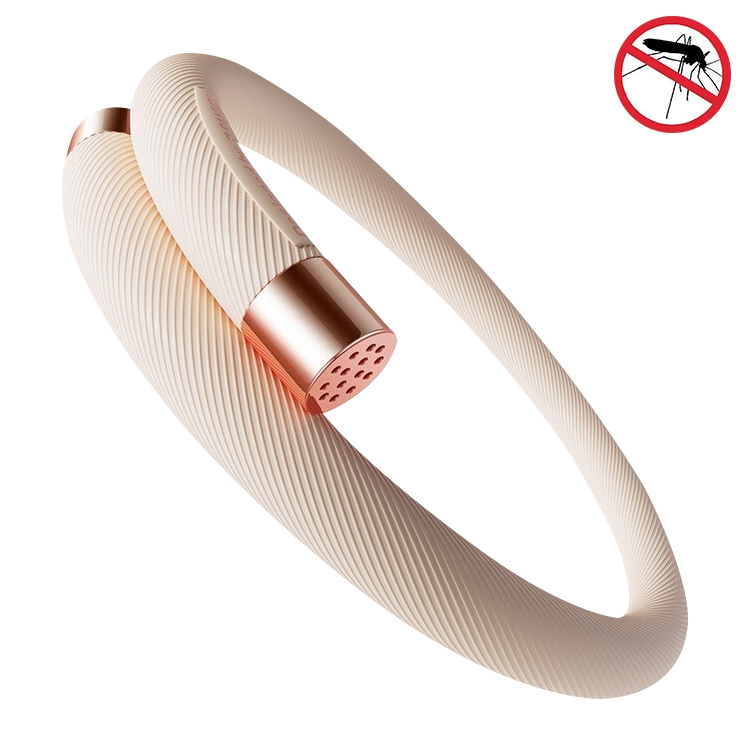 

L63 Vitality Bracelet Outdoor Anti-Mosquito Sticker Silicone Magnetic Fixed Bracelet(Children(Beige Yellow))