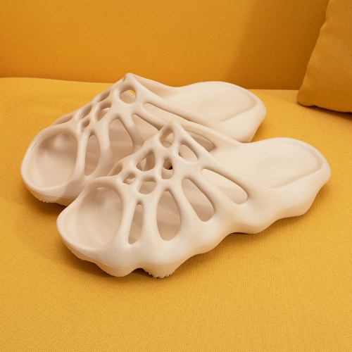 

Women Hole Wave Home Indoor Slippers, Size: 39-40(Meat Color)