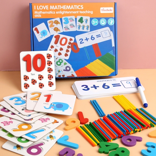 

Mathematical Arithmetic Teaching Aids Early Education Wooden Children Toys