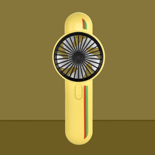 

Student Outdoor Portable Handheld Silent Fan(9003A Yellow )