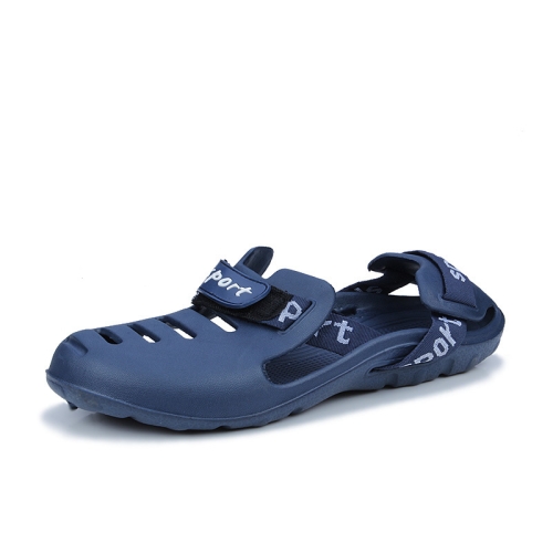 

Men Beach Sandals Summer Sport Casual Shoes Slippers, Size: 43(Blue)