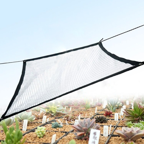 

Balcony Garden Sunscreen Shading Net Double-Sided Insulation Network Encryption Green Planting Net, Specification: 1x1m Black and White