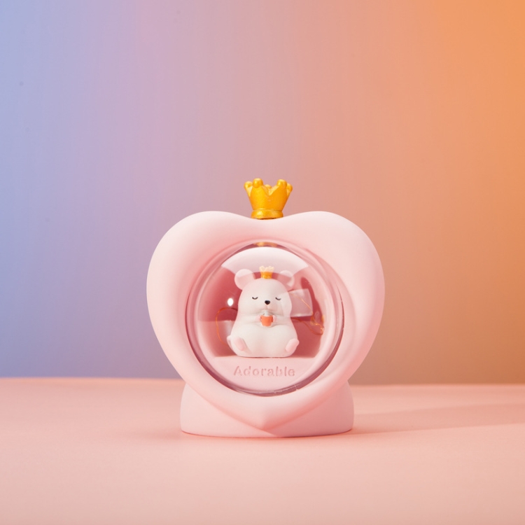 

Greedy Mouse Night Light Home Star Light Decoration(Powder)