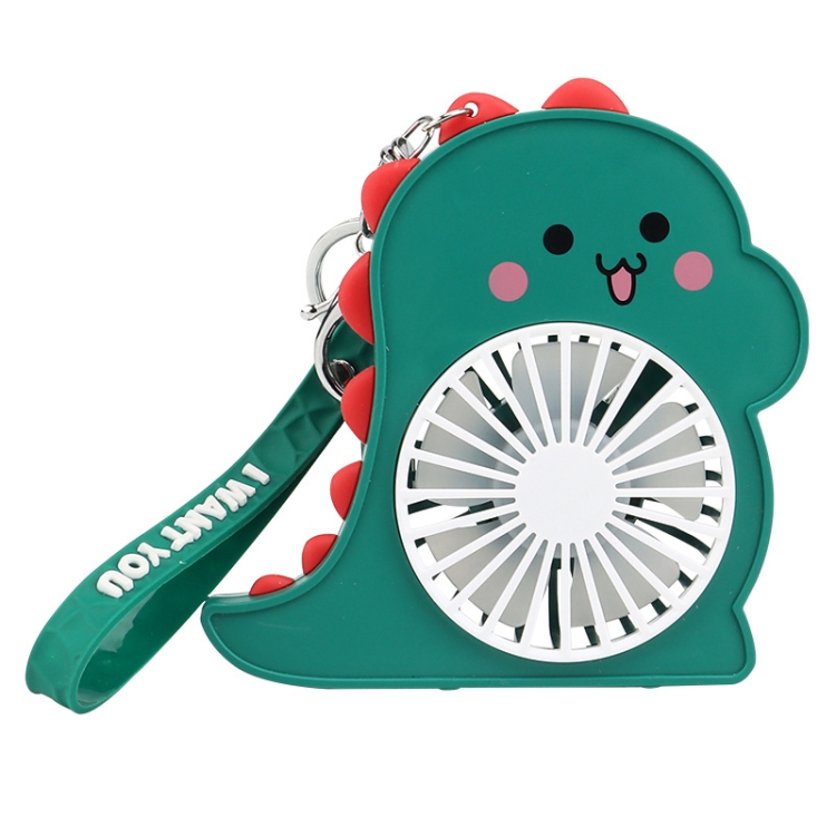

SQ2183 Dinosaur Portable Keychain Mini Student Handheld USB Fan(Green)
