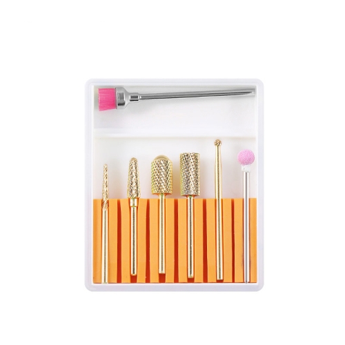 

Nail Art Ceramic Tungsten Steel Alloy Grinding Heads Set Grinder Polishing Tool, Color Classification: GH-02